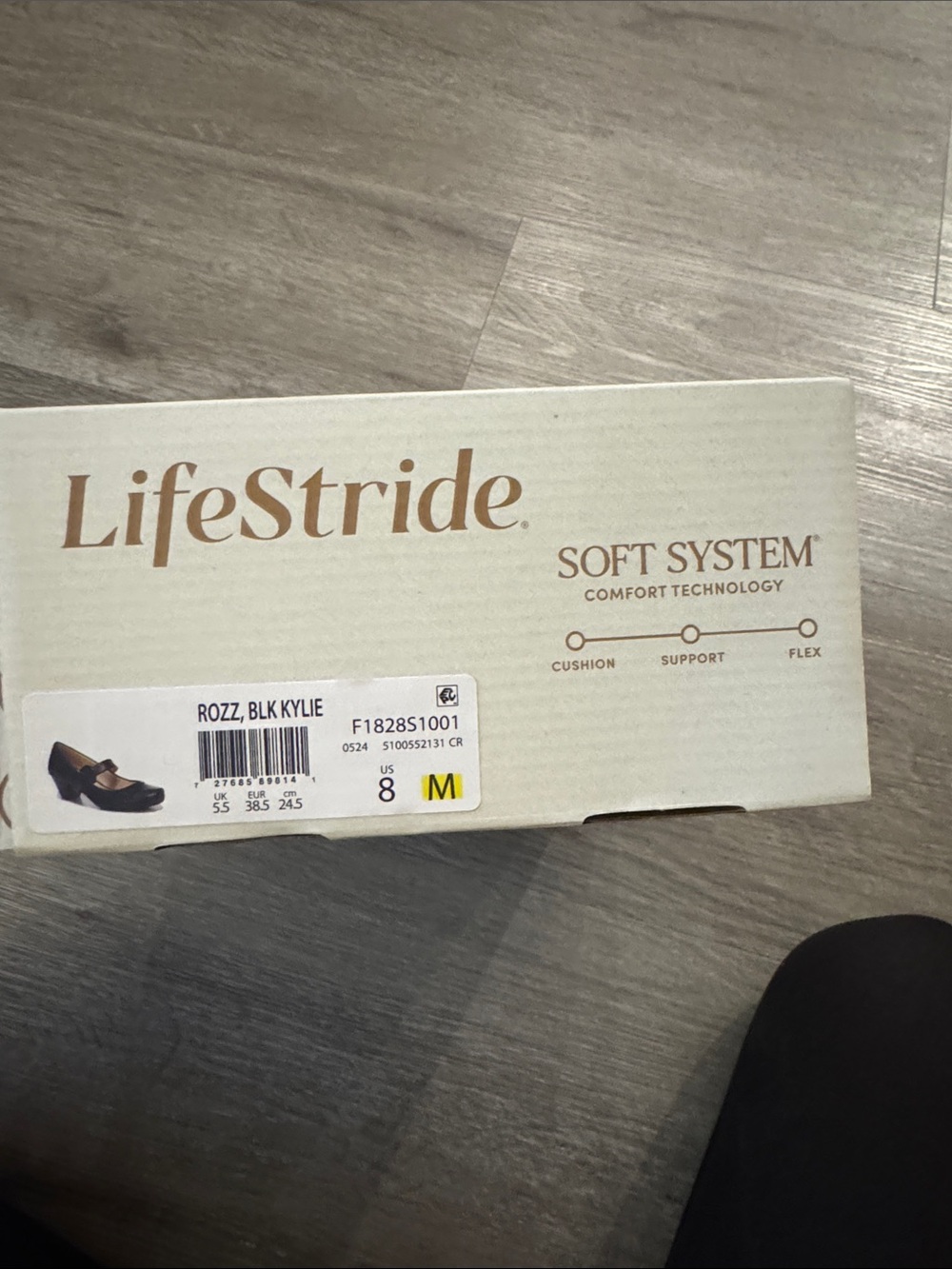 Life Stride Black Mary Jane Flats